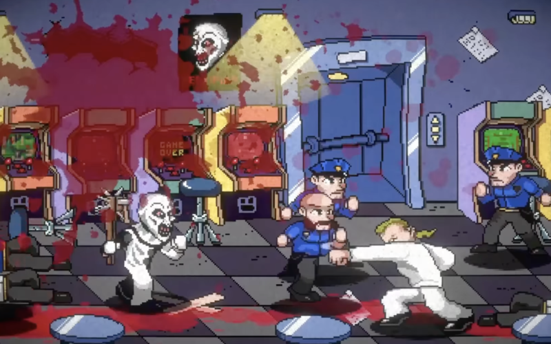 An arcade-style Terrifier beat ’em up game is coming next year