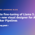 Automate fine-tuning of Llama 3.x models with the new visual designer for Amazon SageMaker Pipelines | Amazon Web Services