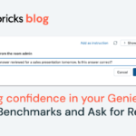 Building Confidence in Your Genie Space with Benchmarks and Ask for Review