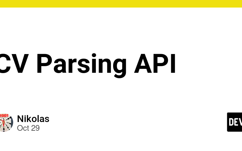 CV Parsing API