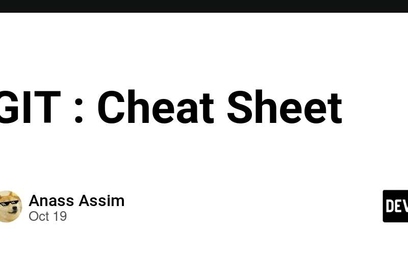 GIT : Cheat Sheet