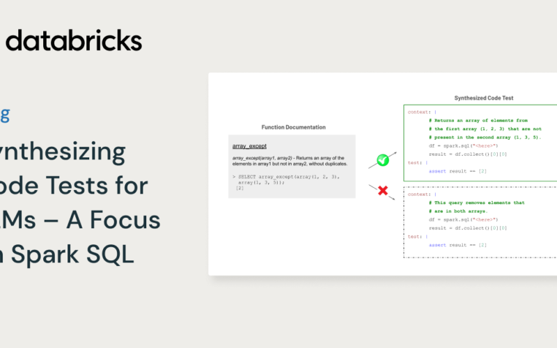 Generating Coding Tests for LLMs: A Focus on Spark SQL