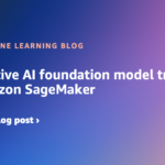 Generative AI foundation model training on Amazon SageMaker | Amazon Web Services