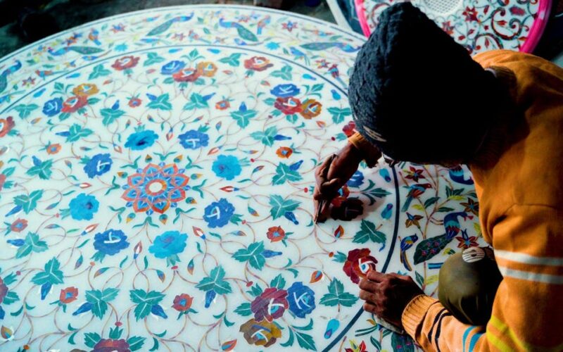 How descendants of Taj Mahal artisans are keeping marble inlay work alive