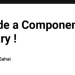 I made a Component Library !