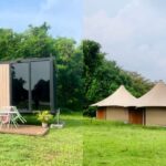 I stayed in a glamping tent and a tiny house resort on a small island near Singapore. One was a better escape from city life.