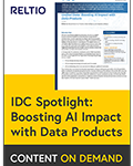 IDC Spotlight: Boosting AI Impact with Data Products