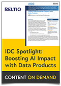 IDC Spotlight: Boosting AI Impact with Data Products