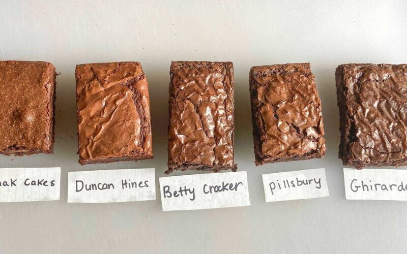 I'm a professional baker. I made 5 brands of boxed brownie mix to see which is the best.