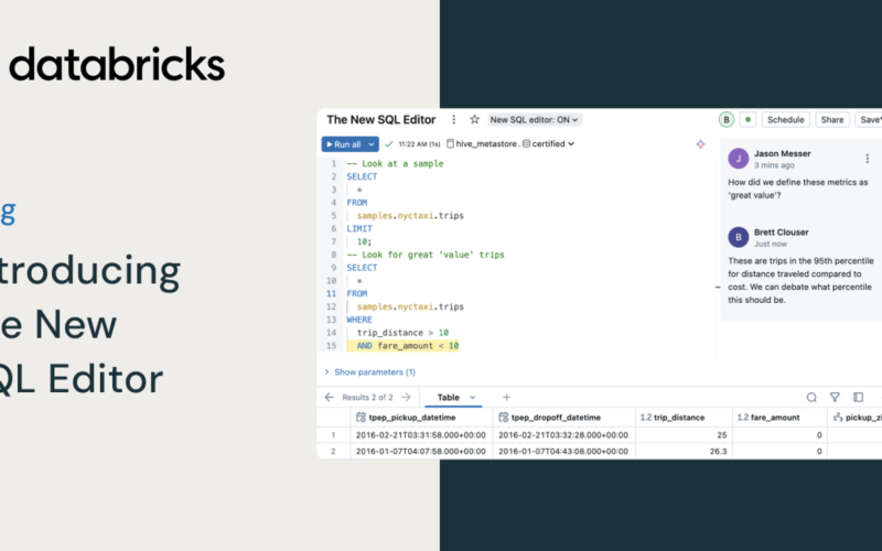 Introducing the New SQL Editor