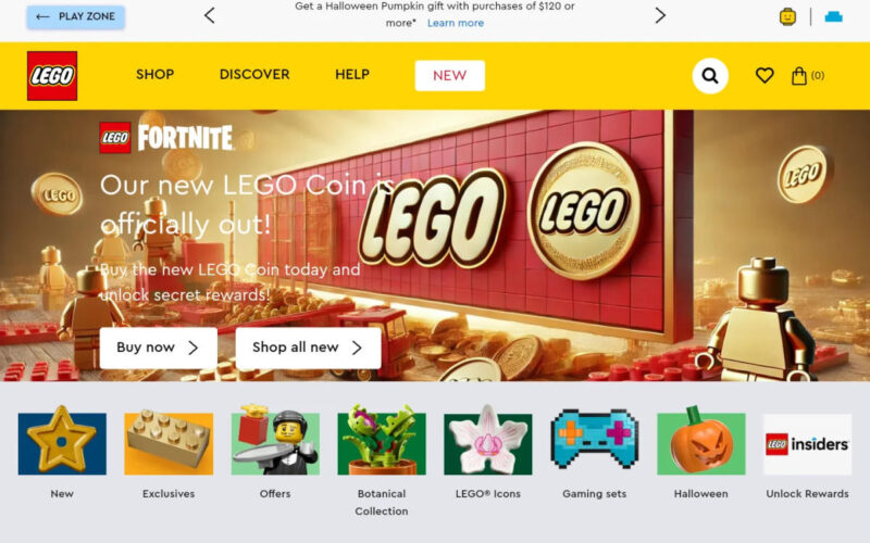 Lego’s website was hacked to promote a crypto scam