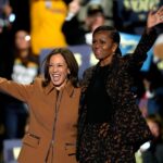 Michelle Obama, in first appearance on the Harris campaign trail, says the race is 'too close for my liking'