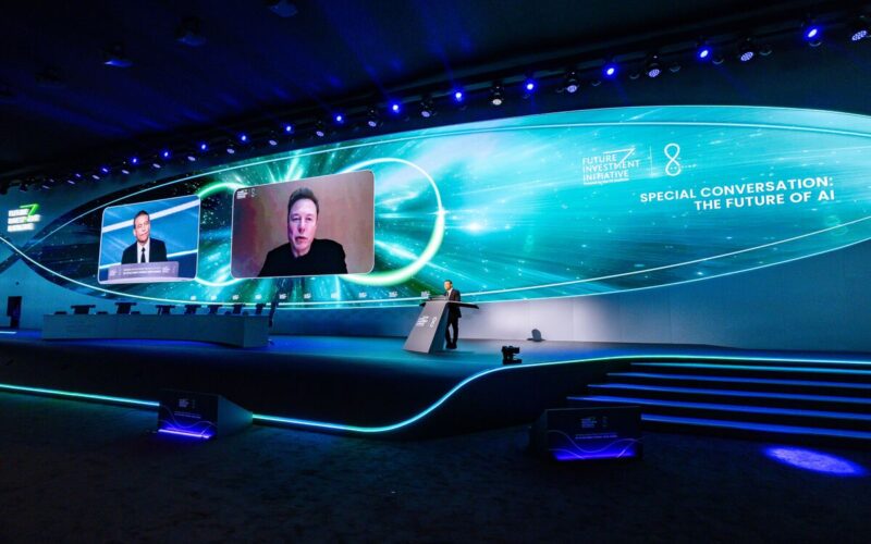 Musk Speaks at FII, Years After Feud With Saudi Wealth Fund Boss