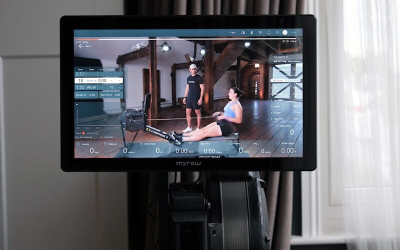 MyRow took my Concept2 rower and made it smart