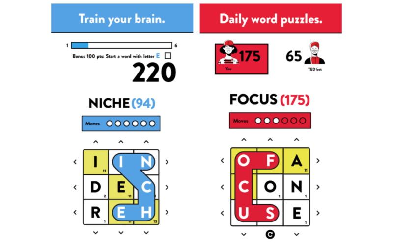 Netflix and TED are hopping on the daily word game bandwagon