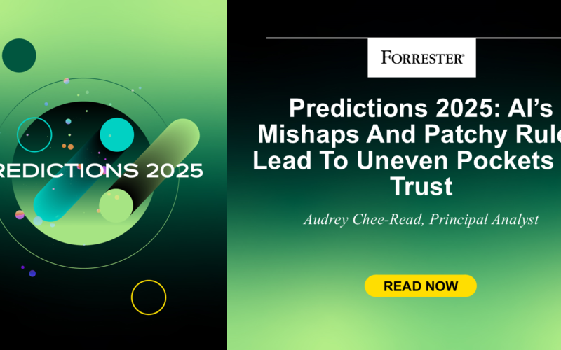 Predictions 2025: AI’s Mishaps And Patchy Rules Lead To Uneven Pockets Of Trust