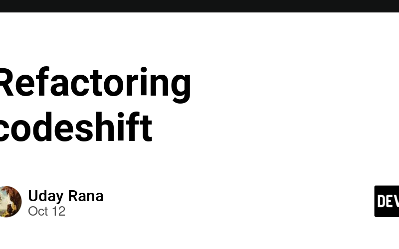 Refactoring codeshift