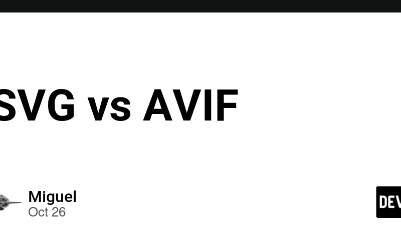 SVG vs AVIF