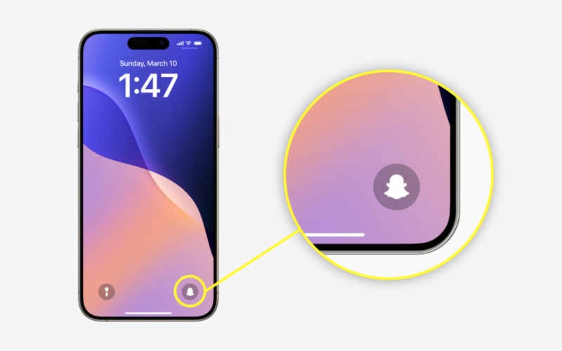 Snapchat’s camera is getting a shortcut on the iPhone lock screen