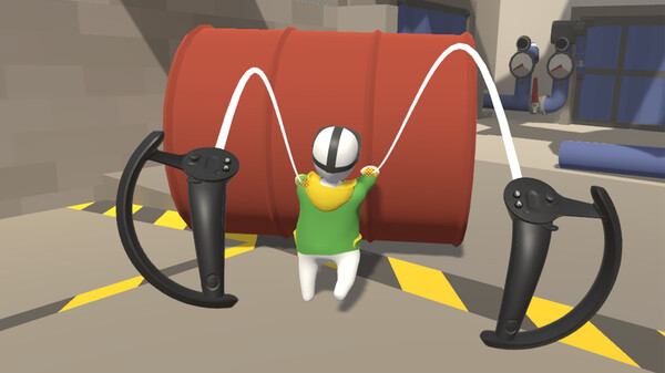 Soon you’ll be able to fling around the klutzy schlub in Human Fall Flat on VR