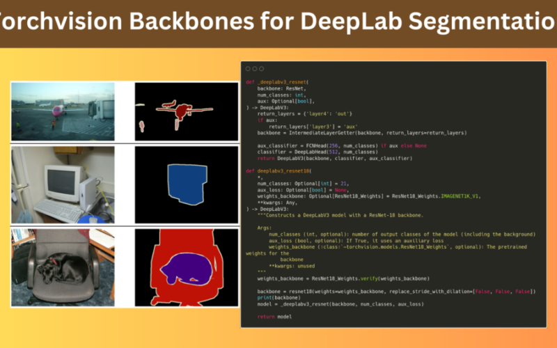 Torchvision Backbones for DeepLab Segmentation