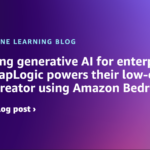 Unlocking generative AI for enterprises: How SnapLogic powers their low-code Agent Creator using Amazon Bedrock | Amazon Web Services