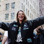 WNBA champions the New York Liberty transformed the Financial District into a party to celebrate their record-breaking season