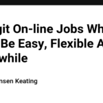 28 Legit On-line Jobs Which Might Be Easy, Flexible And Worthwhile