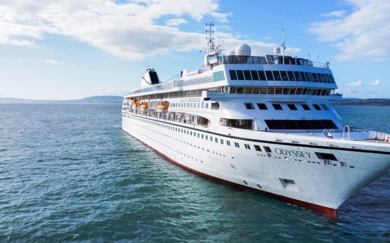 A residential cruise ship has a 4-year, round-the-world voyage to 'escape' politics