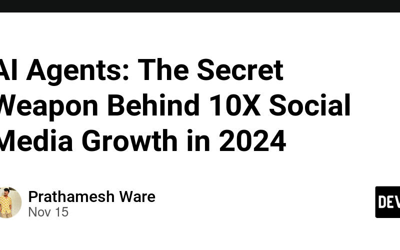 AI Agents: The Secret Weapon Behind 10X Social Media Growth in 2024