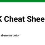 AWK Cheat Sheet