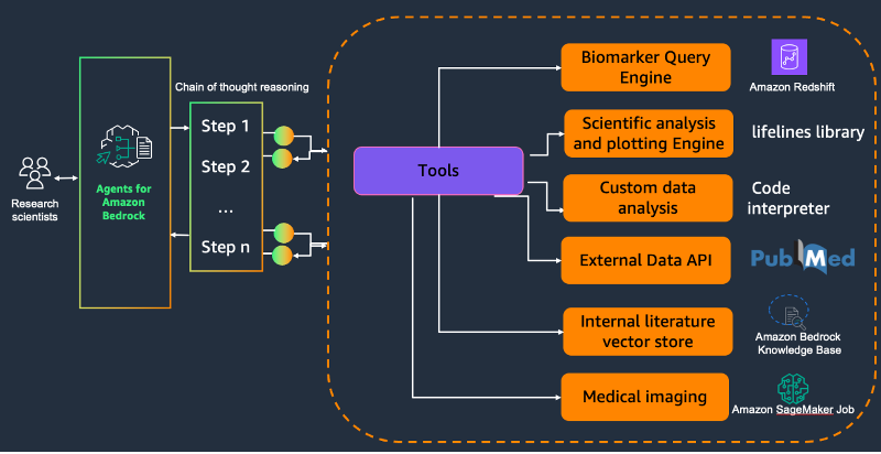 Accelerate analysis and discovery of cancer biomarkers with Amazon Bedrock Agents | Amazon Web Services