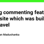 Adding commenting feature to my site which was built on Laravel