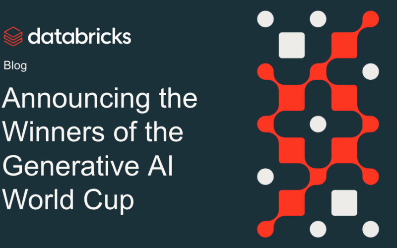 Announcing the Winners of the Generative AI World Cup