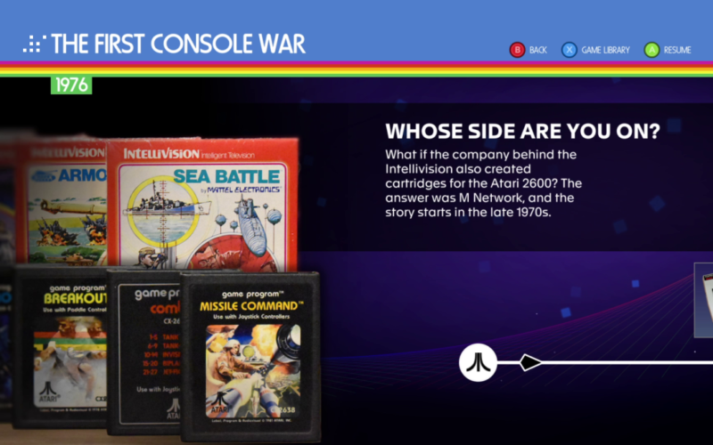 Atari 50’s console-war expansion adds 19 more games on November 8