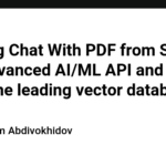 Building Chat With PDF from Scratch with advanced AI/ML API and Pinecone leading vector database