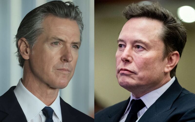 California’s Newsom Sets Himself Up as a Foil to Musk and Trump