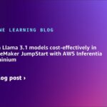 Deploy Meta Llama 3.1 models cost-effectively in Amazon SageMaker JumpStart with AWS Inferentia and AWS Trainium | Amazon Web Services