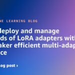 Easily deploy and manage hundreds of LoRA adapters with SageMaker efficient multi-adapter inference | Amazon Web Services