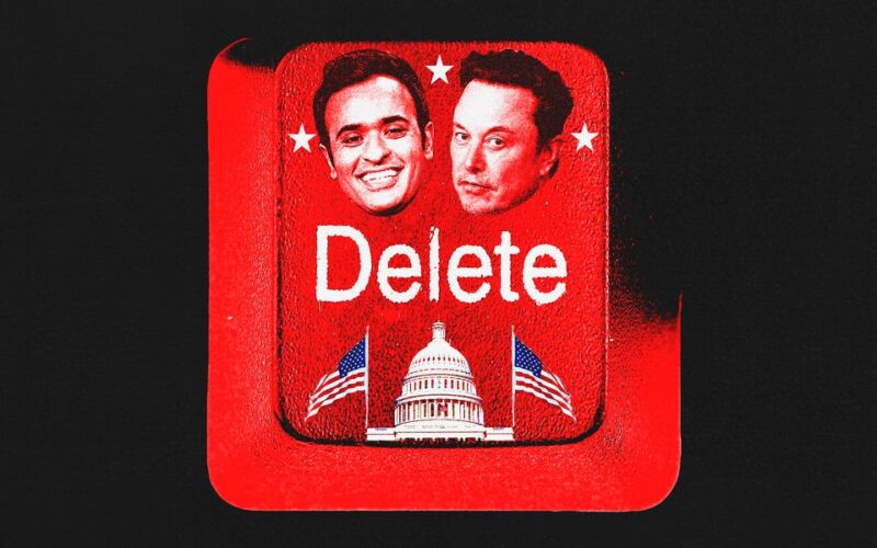 Elon Musk and Vivek Ramaswamy want to 'delete' parts of the US government. It won't be easy.