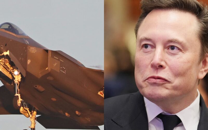 Elon Musk said the F-35's makers are 'idiots' for still building manned jets as drone tech rises