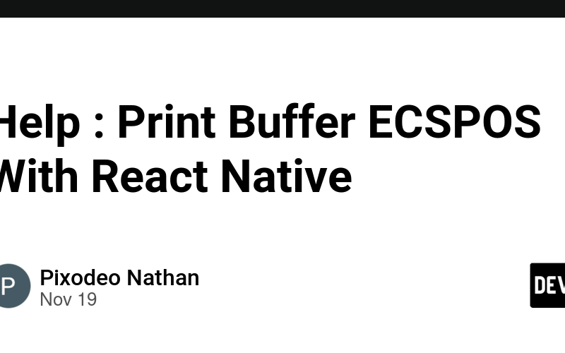 Help : Print Buffer ECSPOS With React Native