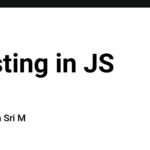 Hoisting in JS