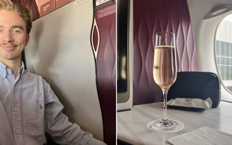 I flew in the 'world's best' business class where the luxury is next level. See inside Qatar Airways' Airbus A350 QSuite.