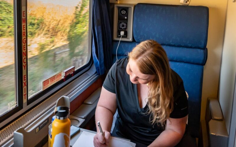 I took a 16-hour Amtrak ride in a roomette. Here are 4 things I wish I packed and 7 I'm glad I brought.