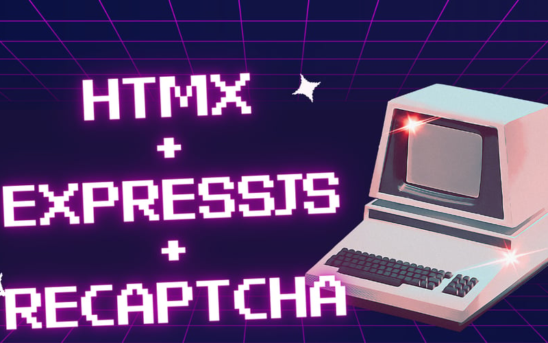 Implement reCAPTCHA in htmx + expressjs