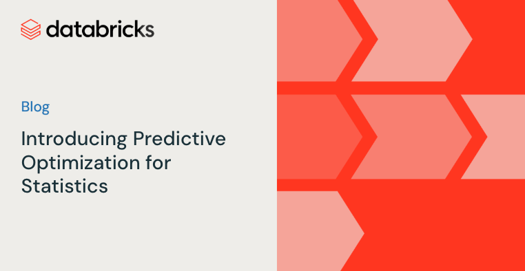 Introducing Predictive Optimization for Statistics