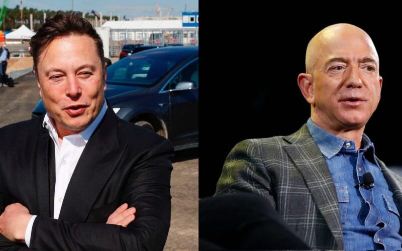 Jeff Bezos says Elon Musk's claims are '100% not true' after the Tesla CEO reignites their feud