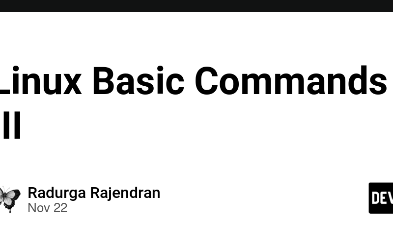 Linux Basic Commands III