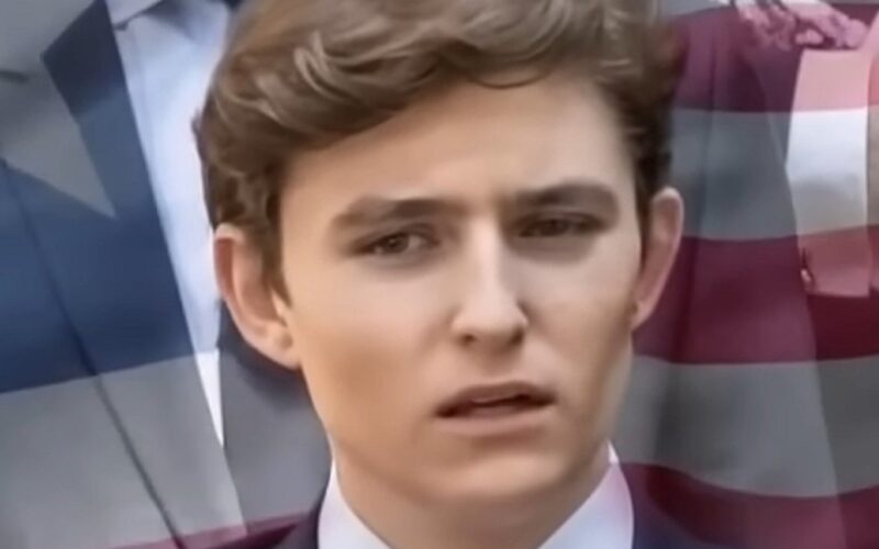 MAGA Fans Seem to Think AI Videos of Barron Trump Singing Patriotic Songs Are Totally Real